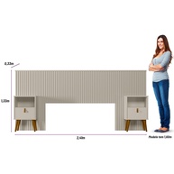 Cabeceira Casal Ripada: Conforto e Estilo! - imagem 2
