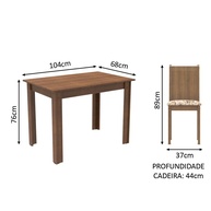 Sala de Jantar Madesa Rute: Conforto e Estilo - imagem 2