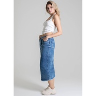Saia Jeans Midi Sawary: Conforto e Estilo! - imagem 2
