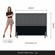 Cabeceira Estofada Queen Sevilla: Conforto e Estilo! - imagem 2