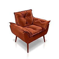 Poltronas Opala Suede Terracota: Conforto e Estilo - imagem 2