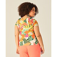 Blusa Plus Size Mullet Tropical: Conforto e Estilo - imagem 2