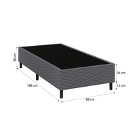 Base Box Solteiro Umaflex: Conforto e Estilo! - imagem 2