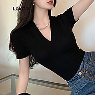 Camiseta Lovito Decote V: Conforto e Estilo! - imagem 2