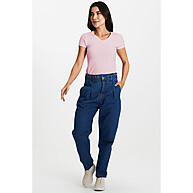 Camiseta Rosa Decote V: Conforto e Estilo! - imagem 2