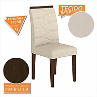 Kit 2 Cadeiras Estofadas Vitória: Conforto e Estilo! - imagem 2