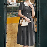 Vestido Listrado com Lapela: Elegância e Estilo - imagem 2