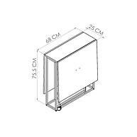 Mesa Dobrável 4 Lugares 142cm – Espaço e Estilo - imagem 2