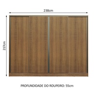 Guarda-Roupa Casal Apolo: Espaço e Estilo! - imagem 2