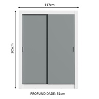 Guarda-Roupa Solteiro Denver: Espaço e Estilo! - imagem 2