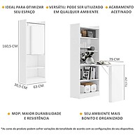 Escrivaninha Retrátil Multimóveis FG2993: Espaço e Estilo - imagem 2
