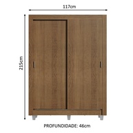Guarda-Roupa Solteiro Denver: Mais Espaço e Estilo! - imagem 2