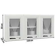 Armário Aéreo Cozinha 3 Portas: Mais Espaço e Estilo! - imagem 2
