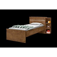 Cama Solteiro Jade com Baú e 2 Gavetas Marrom – Espaço e Estilo - imagem 2