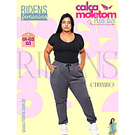 Calça Moletom Plus Size Flanelada: Conforto e Estilo! - imagem 5