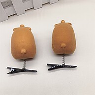 Grampos de Cabelo Pelúcia Kikiu: Fofura e Estilo! - imagem 1