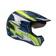 Capacete Moto Bieffe 3 Sport AZV50 Jean Azevedo - Segurança e Estilo Azul e Amarelo - imagem 4