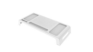 Suporte para Monitor e Notebook Prime Branco Maxcril - Organize sua Mesa com Estilo - imagem 2