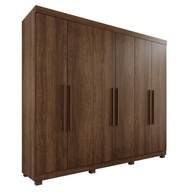 Guarda-Roupa Casal 6 Portas Roma Espresso Imbuia: Organização e Estilo - imagem 2