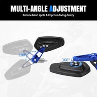 Espelhos de Guidão LKV para Moto: Visibilidade Superior e Estilo para Honda, Kawasaki, Yamaha e Mais! - imagem 4