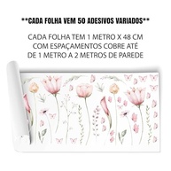 Adesivo de Parede Floral Encantador - Decore com Estilo e Charme Natural - imagem 4