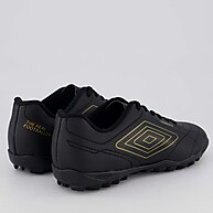 Chuteira Umbro Society Preta e Dourada – Performance e Estilo - imagem 2