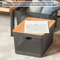 Cesto Organizador 20L: Praticidade e Estilo! - imagem 2
