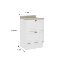 Balcão de Cozinha Milla 60cm: Praticidade e Estilo - imagem 2