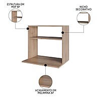 Suporte Micro-ondas 60cm Aura: Praticidade e Estilo - imagem 2