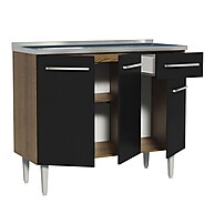 Balcão de Cozinha 105cm Emilly: Praticidade e Estilo - imagem 2