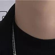 Corrente Masculina Elo Duplo Aço Inox Prata: Qualidade e Estilo - imagem 2