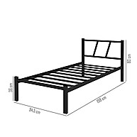 Cama de Solteiro Aço Helena: Resistência e Estilo! - imagem 2