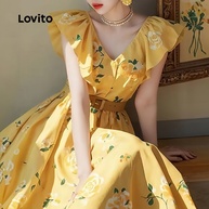 Vestido Amarelo Lovito: Romance e Estilo! - imagem 2