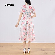 Vestido Floral Franzido Lovito: Romance e Estilo - imagem 2