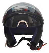 Capacete Fw3 X Open Fox Azul com Viseira Interna - Segurança e Estilo para Você! - imagem 5