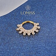 Argola de Titânio com Zircônias Cravejadas - Segurança e Estilo - imagem 2