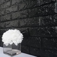 Kit Placas Adesivas Tijolinho 3D - Revolucione sua Decoração com Fácil Instalação e Estilo Moderno - imagem 4
