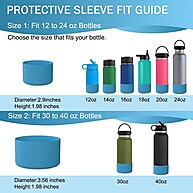 Capa Protetora de Silicone para Garrafa 64oz – Proteção Total e Estilo - imagem 1