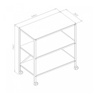 Estante Industrial com Rodízio: Versatilidade e Estilo - imagem 2