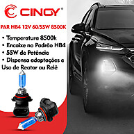 Lâmpadas HB4 8500K: Visibilidade e Estilo! - imagem 2