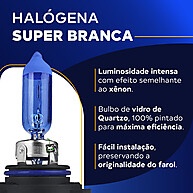 Lâmpada Super Branca HB4/9006: Visibilidade e Estilo! - imagem 2