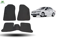 Tapete Borracha Voyage 3 Peças Bordado: Proteção e Estilo para Seu Carro - imagem 2
