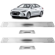 Soleiras Cromadas para Elantra 1998-2020 | Proteção e Estilo com Acabamento Premium - imagem 2