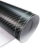 Envelopamento Fibra de Carbono Preto 140x50cm: Estilo Esportivo e Proteção para Carros e Motos - imagem 1
