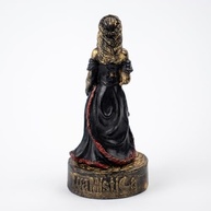 Escultura Rosa Caveira Vintage em Resina 10 cm - Estilo Gótico e Charme Retro - imagem 5