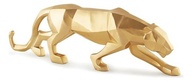 Escultura Leopardo Dourado em Polirresina - Decore com Estilo e Sofisticação - imagem 2
