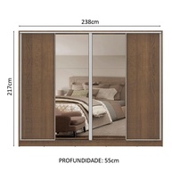 Guarda-Roupa Casal Apolo: Espaço & Estilo! - imagem 2