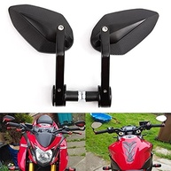 Espelho Retrovisor Redondo Moto Alumínio - Estilo Clássico para Cruiser, Chopper e ATV (Guidão 22mm) - imagem 2