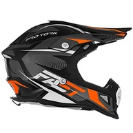 Capacete Motocross Fast Tech Limited Edition Cinza/Laranja - Segurança e Estilo - imagem 5