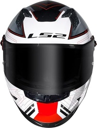 Capacete LS2 FF358 Pro Digital Preto e Branco: Segurança e Estilo para Sua Pilotagem - imagem 2